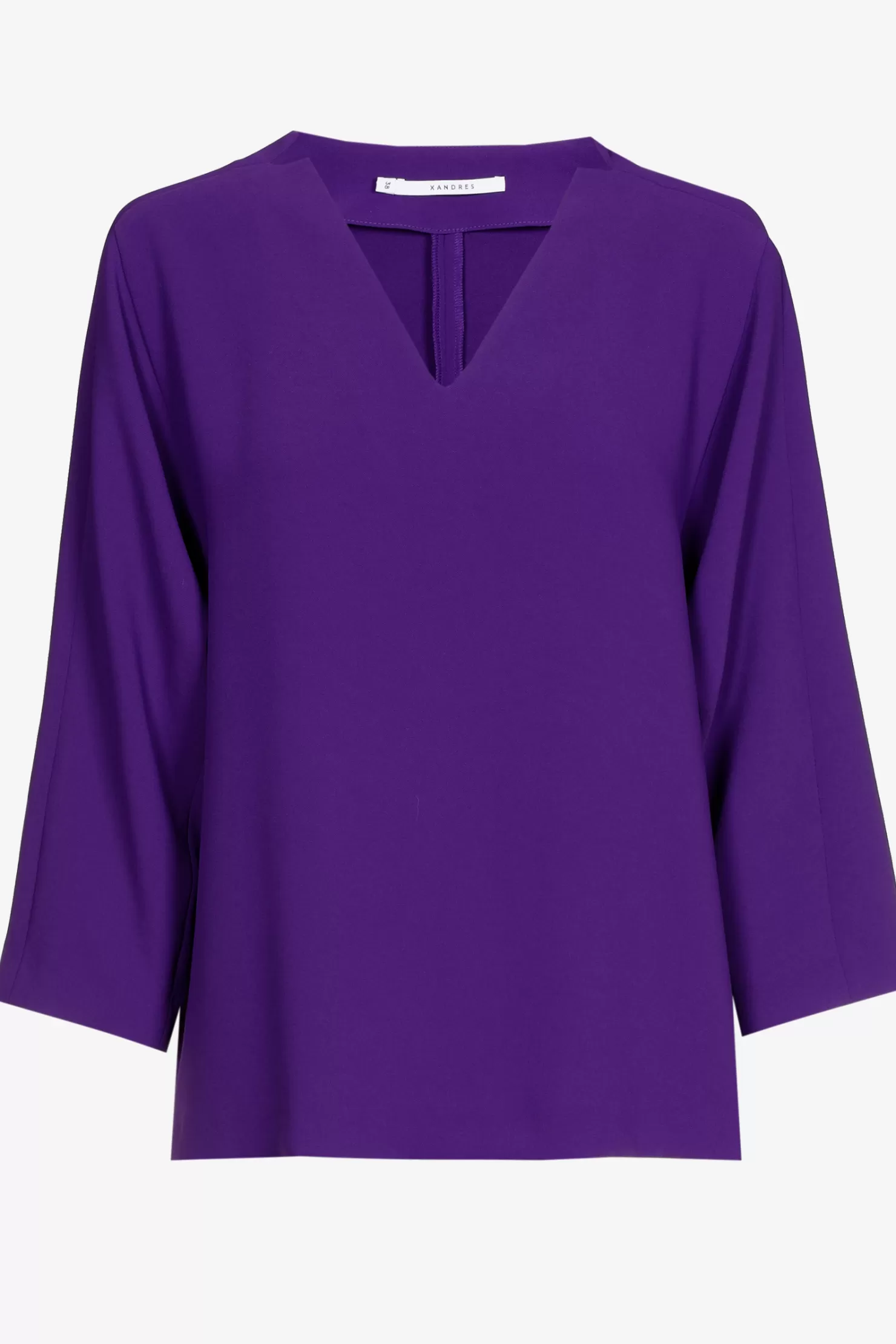 Xandres Bluse mit V-Ausschnitt VIBRANTVIOLET Hot