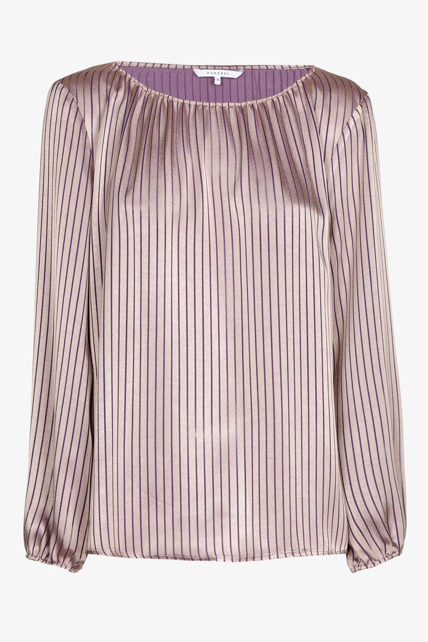 Xandres Gestreifte Bluse DUSTYROSE Sale