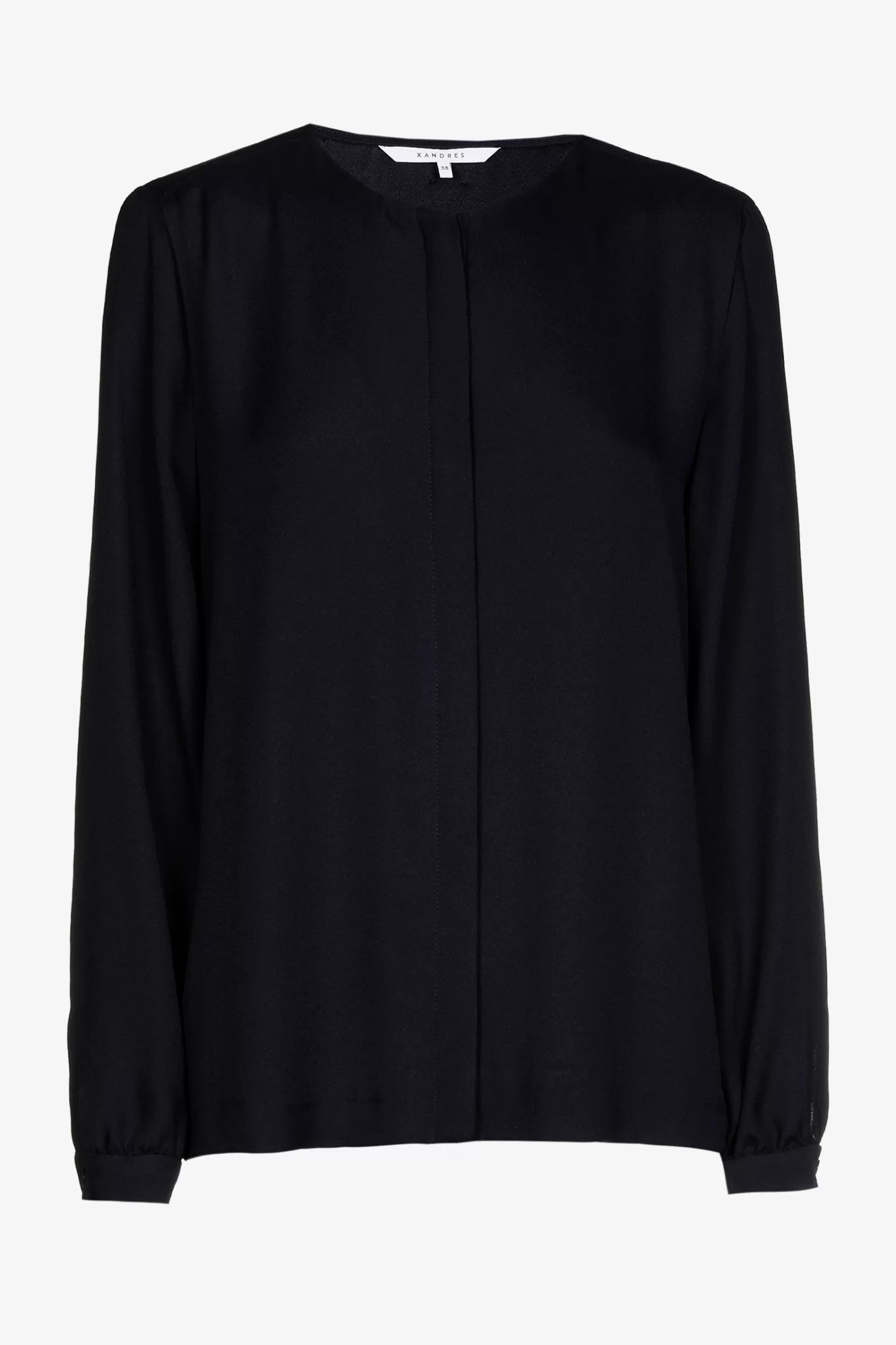 Xandres Glänzende Bluse NAVY Fashion