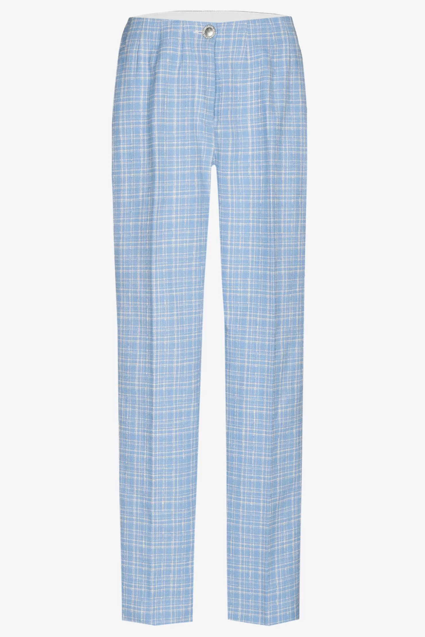 Xandres Karohose mit schmalem Bein SHIRTINGBLUE Flash Sale