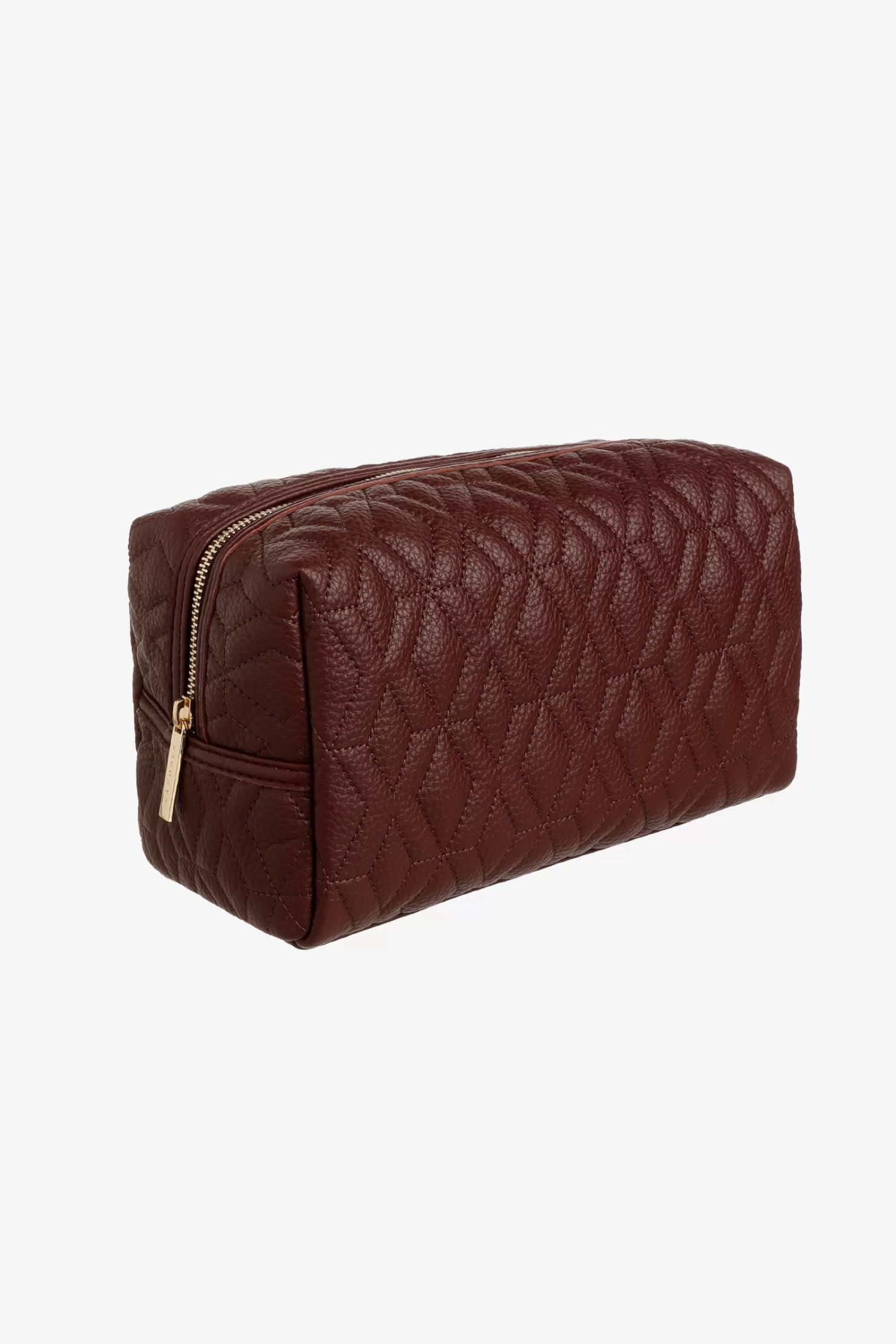 Xandres Kulturtasche mit Steppeffekt RUBYWINE New