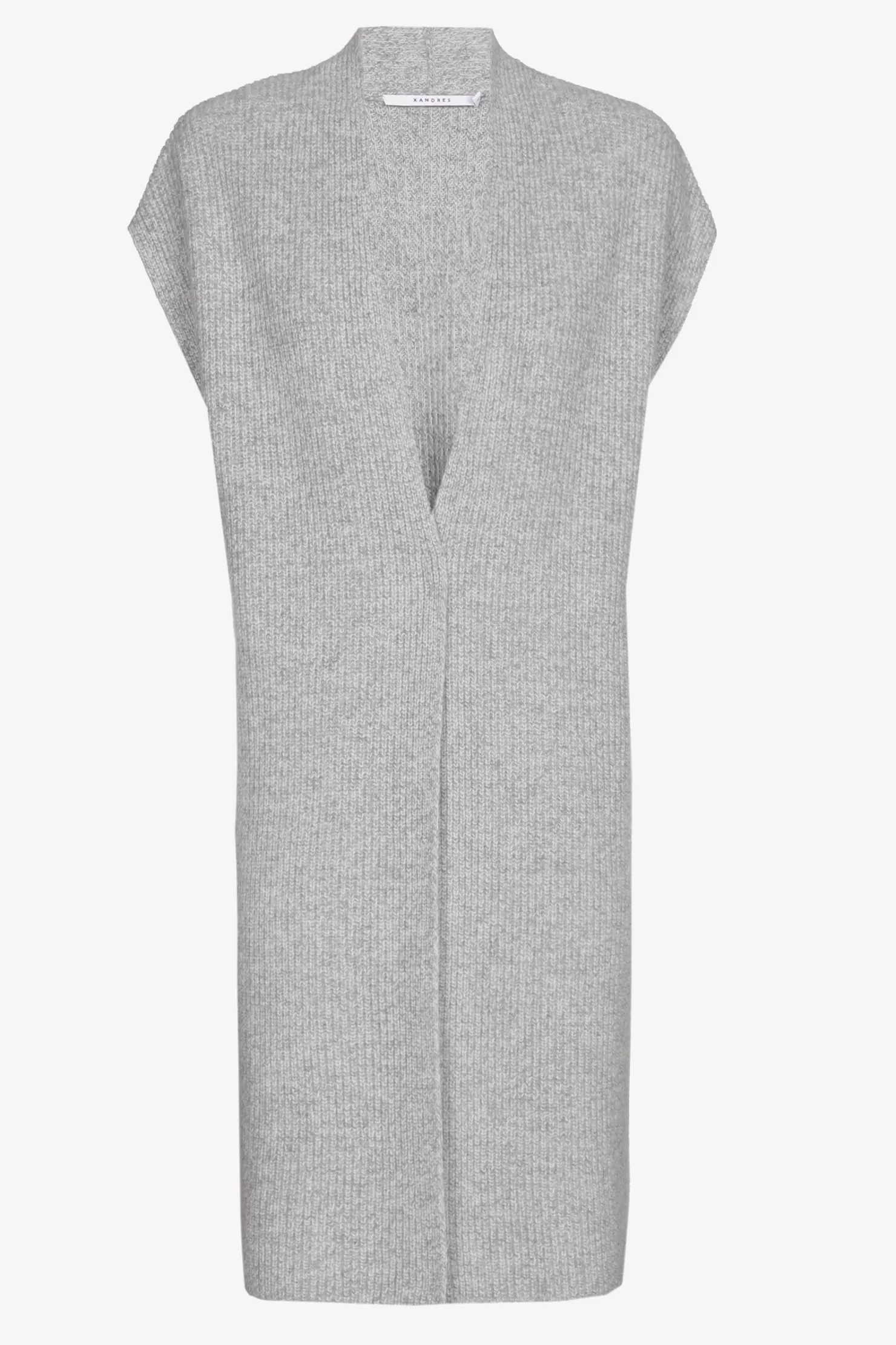 Xandres Lange ärmellose Strickjacke QUARTZ Online