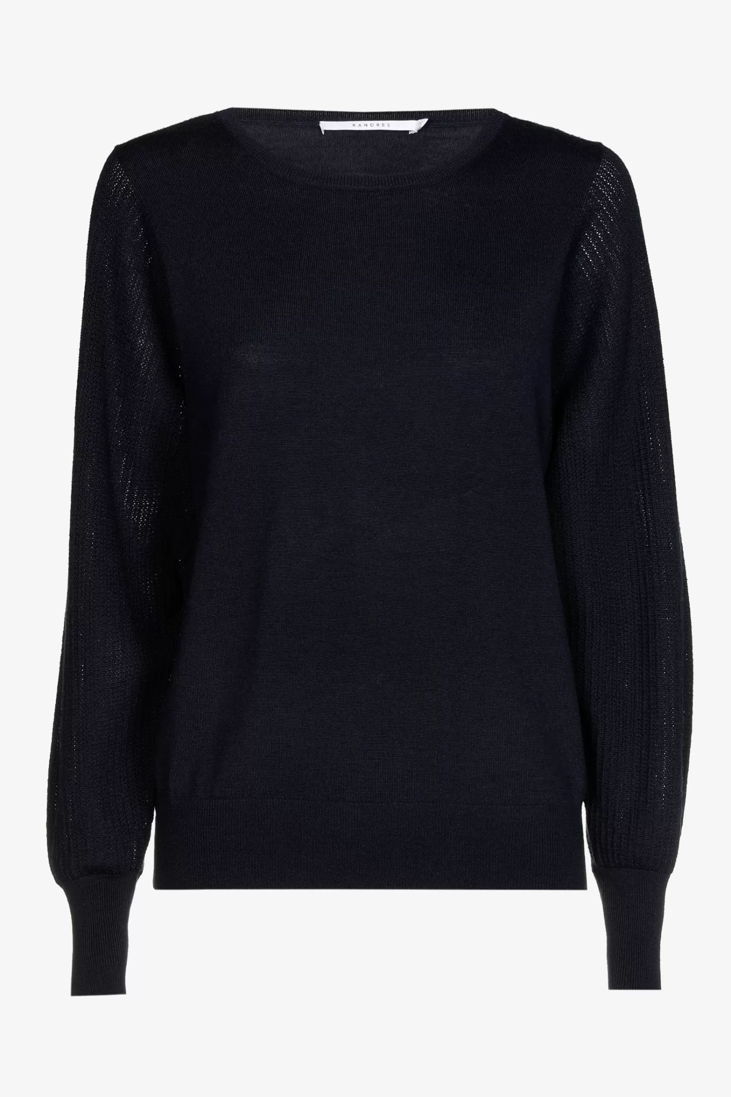 Xandres Pullover aus Merinowolle NAVY Cheap